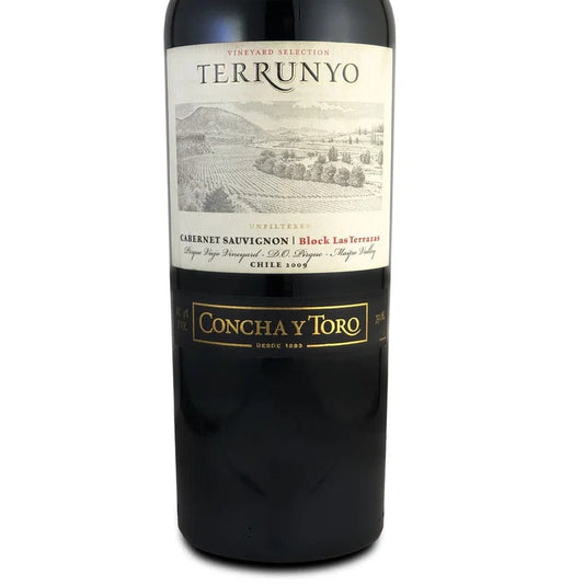 Concha y Toro 2009 Terrunyo Vineyard Selection Block Las Terrazas Unfiltered Cabernet Sauvignon