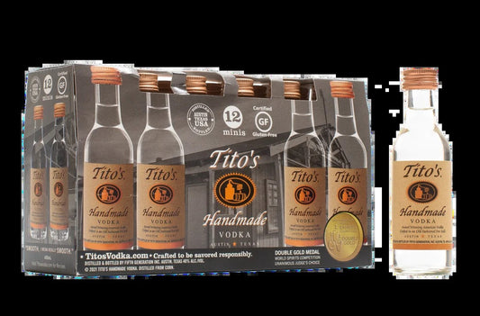 Titos Vodka 12 Pack 50ml