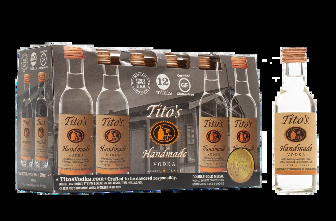 Titos Vodka 12 Pack 50ml