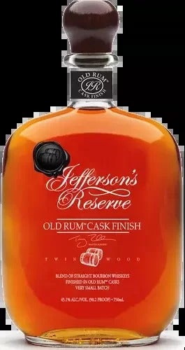 Jefferson’s Reserve Old Rum Cask Finish Straight Bourbon Whiskey 750ml