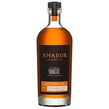 Amador Whiskey Co. Double Barrel Chardonnay Cask Finish Kentucky Bourbon Whiskey 750ml