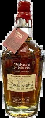 Maker’s Mark Private Selection Kentucky Straight Bourbon Whisky 750ml