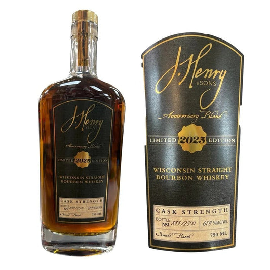 2025 J. Henry & Sons Anniversary Blend Limited Edition Straight Bourbon Whiskey 750ml