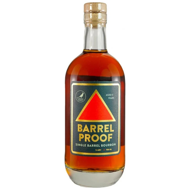 Cardinal Spirits Barrel Proof Single Barrel Bourbon Whiskey 750ml