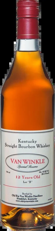 Old Rip Van Winkle Special Reserve Lot B 12 Year Old Kentucky Straight Bourbon Whiskey 750ml