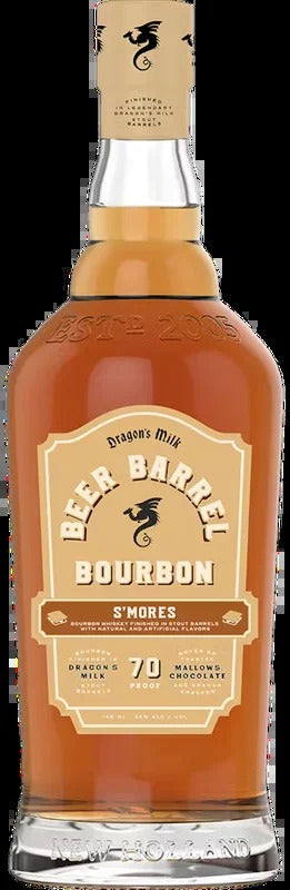 New Holland Brewing Dragon’s Milk Reserve S’Mores Beer Barrel Bourbon Whiskey 750ml