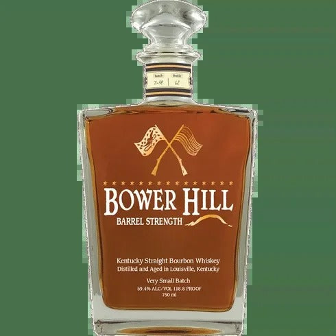Bower Hill Barrel Strength Straight Bourbon Whiskey 750ml
