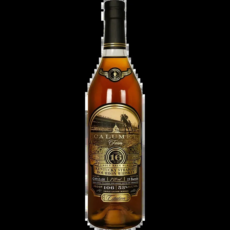 Calumet Farm Single Rack Black 16 Yr Kentucky Straight Bourbon