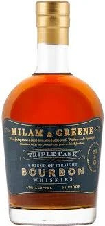Milam & Greene Triple Cask Straight Bourbon Whiskey 750ml