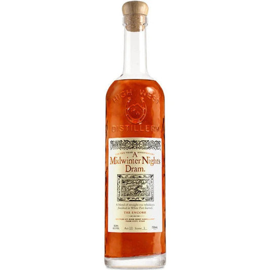 High West A Midwinter Nights Dram A Blend Of Straight Rye Whiskeys Finished In Port Barrels 750ml
