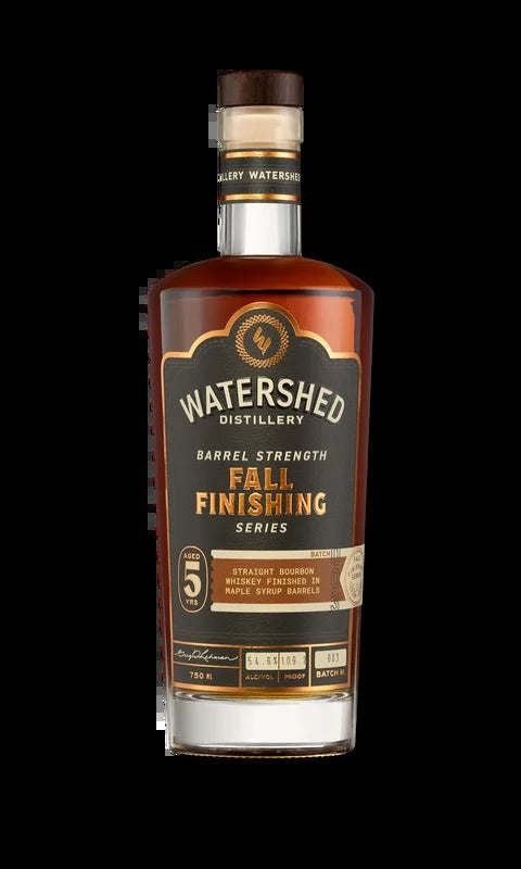 Watershed Fall Finishing Series Barrel Strength Bourbon Finish In Maple Syrup Barrels 750ml