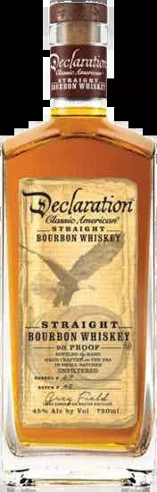 Declaration Kentucky Straight Bourbon Whiskey 750ml