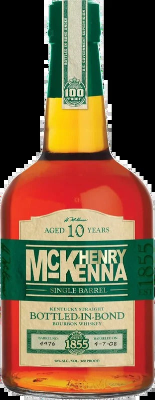 Henry McKenna Single Barrel 10 Year Old Bourbon Whiskey 750ml