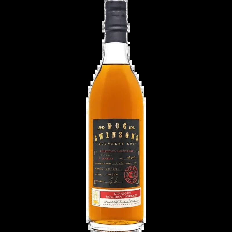 Doc Swinson’s Blenders Cut Straight Bourbon Whiskey 750ml