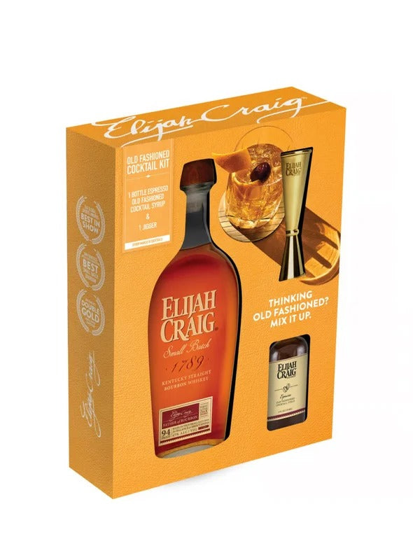 Elijah Craig with Old Fashioned Mixer Gift