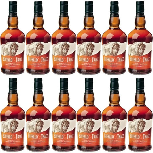 Buffalo Trace Straight Bourbon Whiskey Bundle 750ml 12-Pack