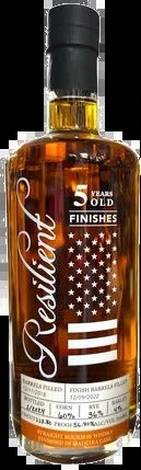 Resilient 5 Year Old Madeira Cask Finish Straight Bourbon Whisky 750ml