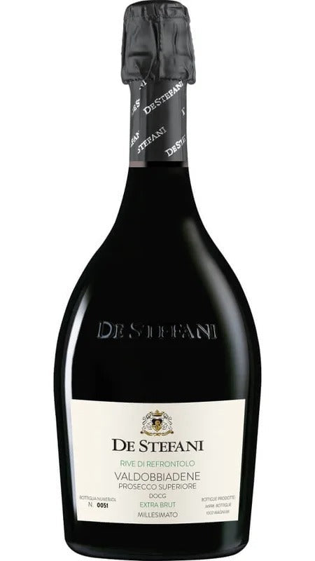 Prosecco Rive Di Refrontolo Valdobbiadene Superiore DOCG Brut Nature – De Stefani
