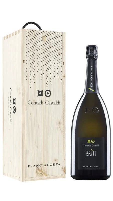 Franciacorta DOCG Brut – Magnum – Cassa di Legno – Contadi Castaldi