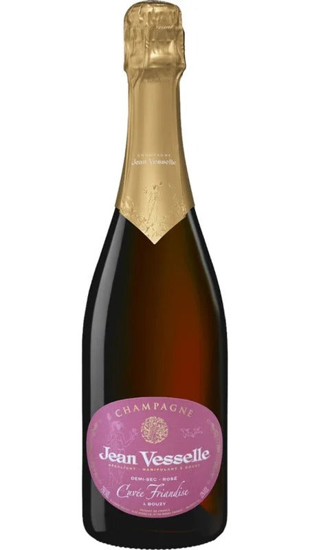 Champagne Rosé de Saignée Friandise Demi-Sec – Jean Vesselle