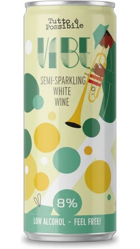 Vino Bianco Frizzante – Confezione 0,20cl x 12 lattine – Tutto è Possibile