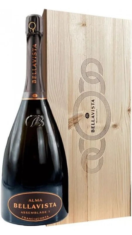 Franciacorta DOCG Alma Assemblage 1 Extra Brut – Mathusalem – Cassa di Legno – Bellavista