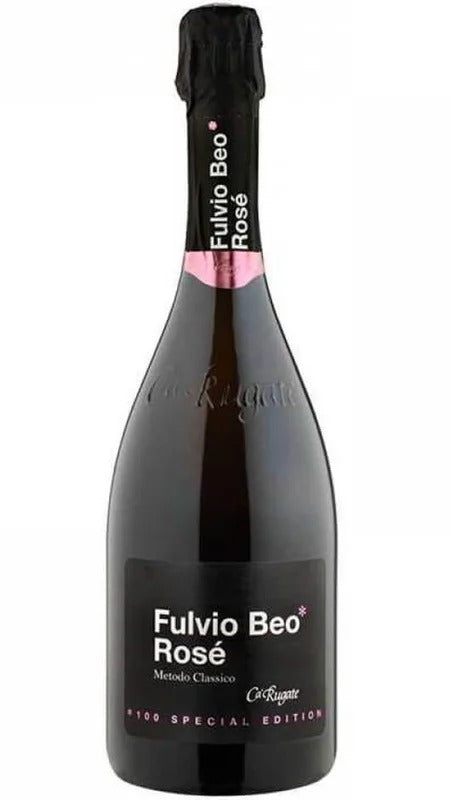 Spumante Metodo Classico Brut – Fulvio Beo Rosè – Mathusalem – Cassa di Legno -Cà Rugate
