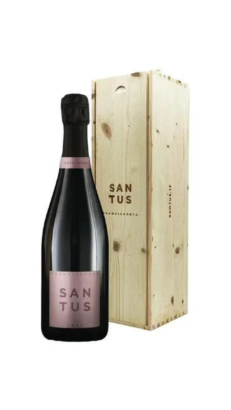 Franciacorta Rosé Pas Dosé Millesimato – Jeroboam in Cassa Legno – Santus