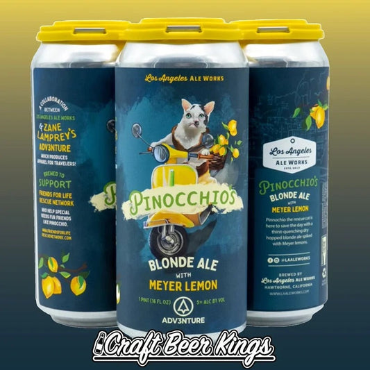 Pinocchios Blonde ale – Los Angeles Ale works