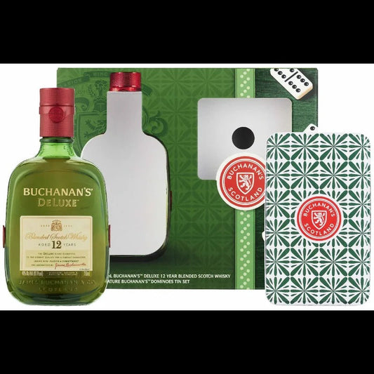 Buchanan’s Deluxe with Tin Domino Set