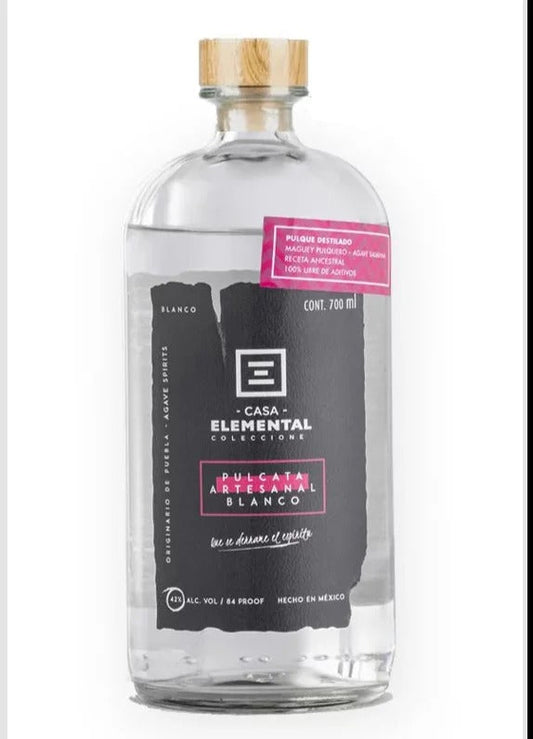 Distilled Pulque Pulcata Blanco Tequila 700ml