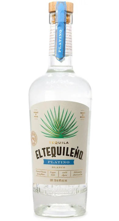 El Tequileno Platino Blanco Tequila 375ml