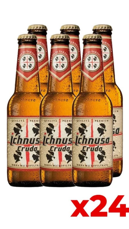 Ichnusa Cruda 33cl – Cassa da 24 bottiglie