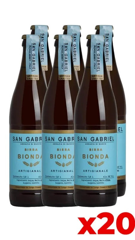 Birra Bionda 0,5L – San Gabriel – Cassa da 20 Bott.