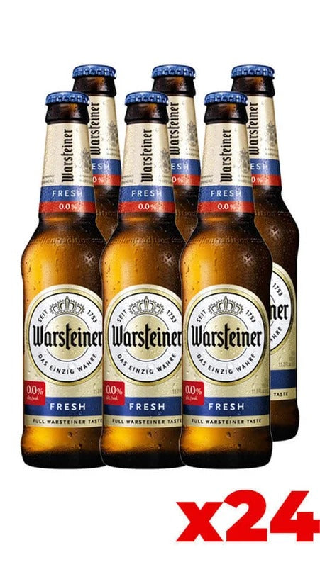 Warsteiner Fresh 0.0 33cl – Cassa da 24 Bottiglie