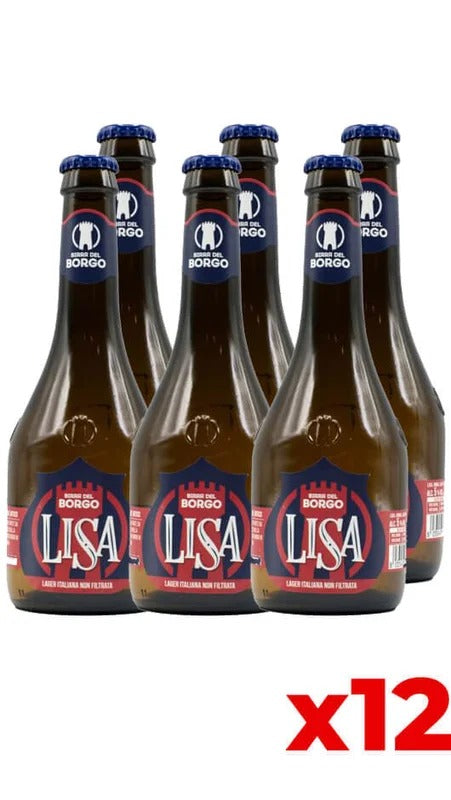 Lisa – Birra del Borgo 33cl – Cassa da 12 Bottiglie