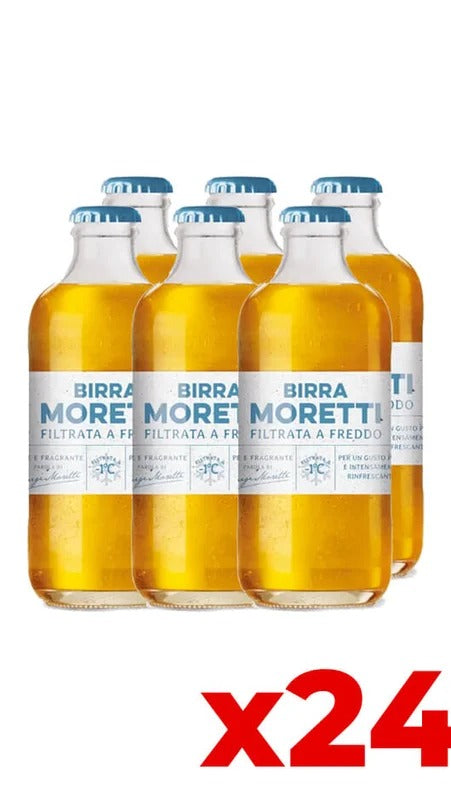 Moretti Filtrata a Freddo 33cl – Cassa da 24 bottiglie
