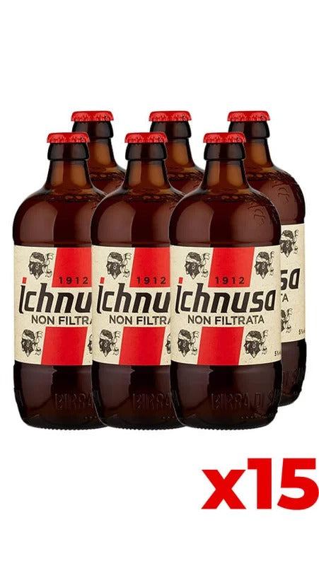 Ichnusa Non Filtrata 50cl – Cassa da 15 bottiglie