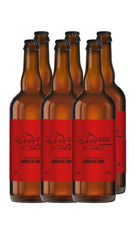La Birra del Poeta – Ambrata al Farro 75cl – Cassa da 6 bot.