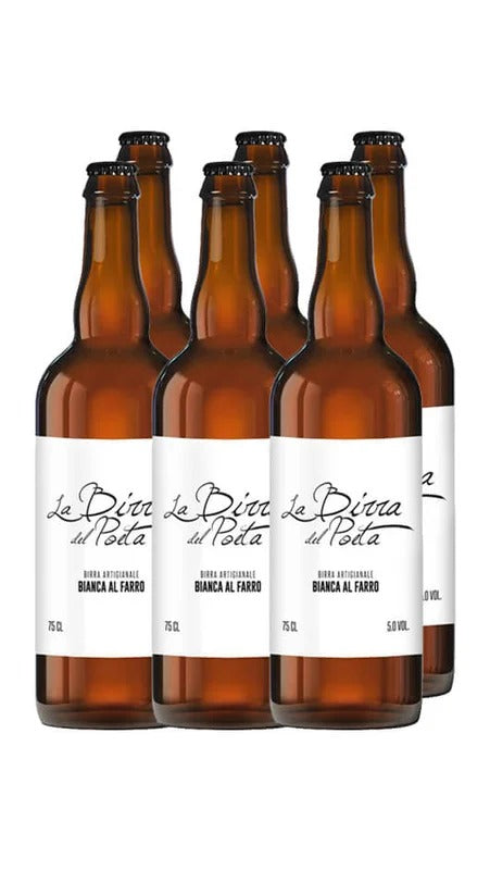 La Birra del Poeta – Bianca al Farro 75cl – Cassa da 6 bot.