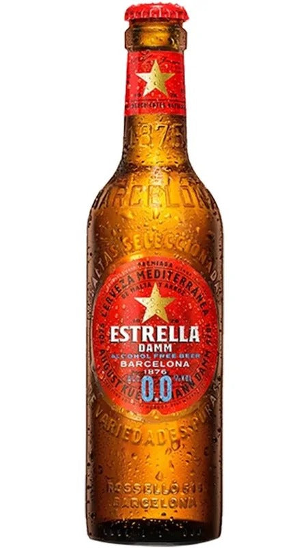 Estrella Damm 0.0 Senza Glutine 33cl – Cassa da 24 Bottiglie