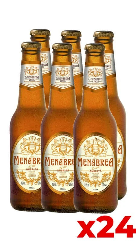 Menabrea Ambrata 33cl – Cassa da 24 Bottiglie