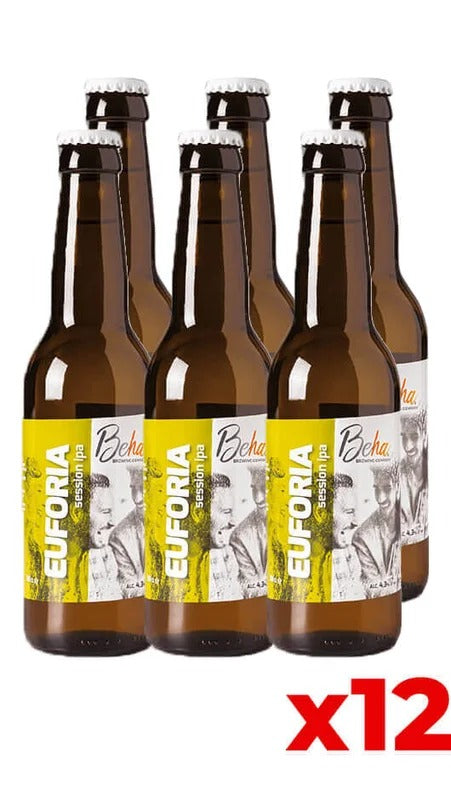 Euforia Session IPA Beha 50cl – Cassa da 12 Bottiglie