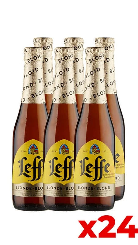 Leffe Blonde 33cl – Cassa da 24 Bottiglie