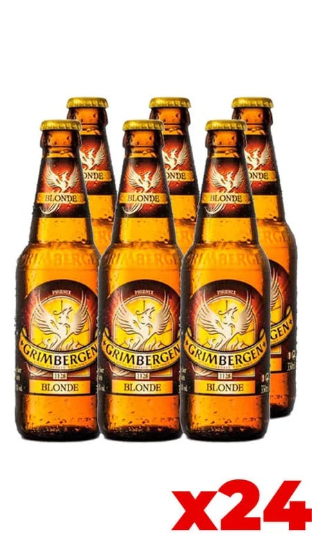 Grimbergen Blonde 33cl – Cassa da 24 Bottiglie