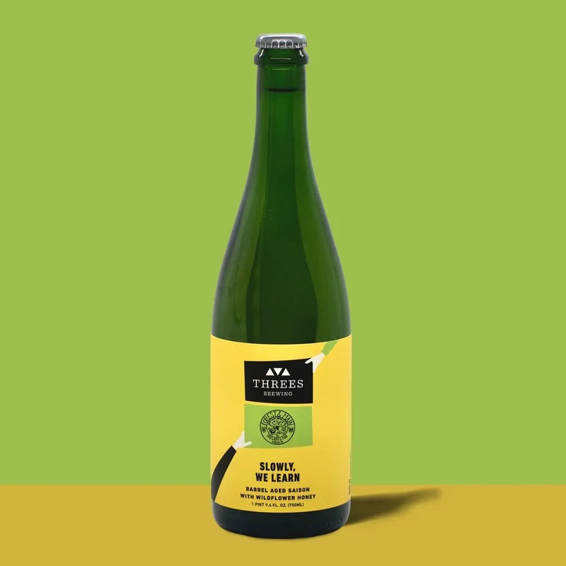 Slowly, We Learn (Barrel Aged Saison with Wildflower Honey) 750ml