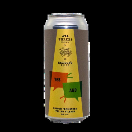 Yes And (Foeder Fermented Italian Pilsner)