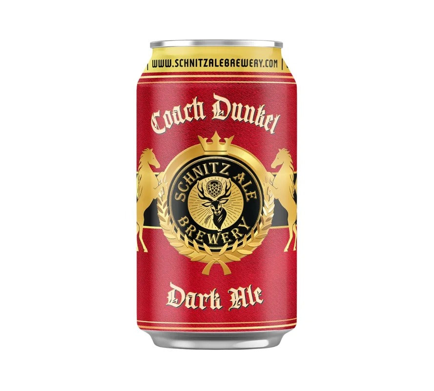 Schnitz Ale Coach Dunkel Dark Ale 12 oz can