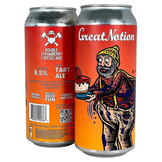 Great Notion Brewing Co Double Strawberry Cheesecake Tart Ale