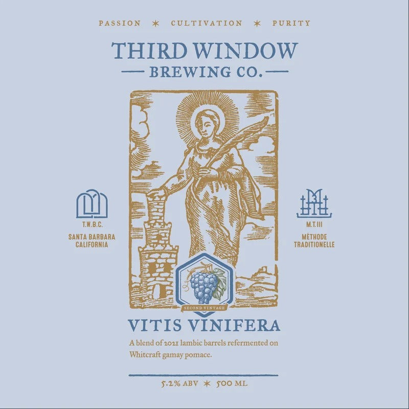 Vitis Vinifera Lambic Style Ale (5.2% ABV) 16.9oz Bottle